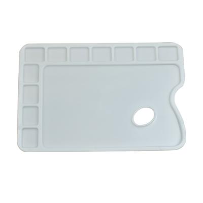 China Acrylic Plastic Paint Tray Watercolor Oil Paint TS-018 Palette With Well Eleven Thumb Hole for sale