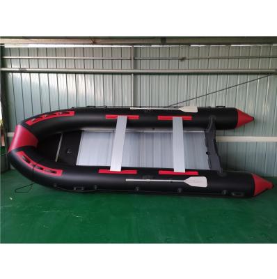 China PVC Plate Aluminum Floor Inflatable Fishing Kayak for sale