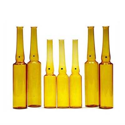 China Wholesale Amber Glass Medicine Bottle Medicine Ampoule Bottle 1ml 2ml 3ml 5ml 10ml 20ml for sale