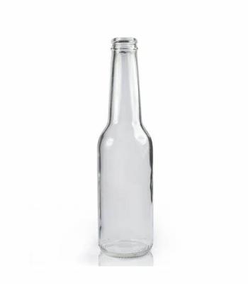 China Small empty glass beverage beer bottle 200ml 330ml bottle for beer with crown cap or screw cap for sale