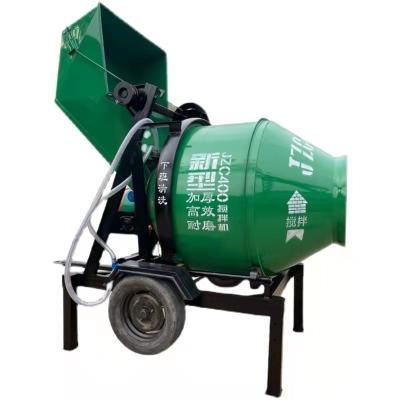 China JZC500 Construction Industry Automatic Mixer Cement Mortar Roller Bucket 350 Concrete Mixer for sale