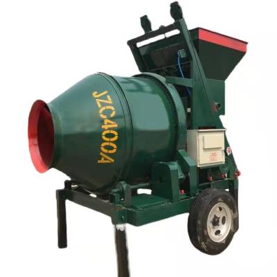 China JZC350 Factory Concrete Mixer Roller Cement Mixer Hopper Mortar Mixing Equipment for sale