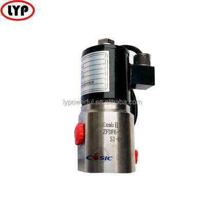 China Commercial kitchen on alibaba 250bar stainless steel penumatic solenoid valve for sale