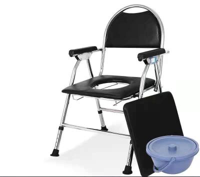 China Portable Lightweight Aluminum Frame Toilet Wheelchair Manual Raised Toilet Seat Bathroom Toilet Seat For Elderly for sale