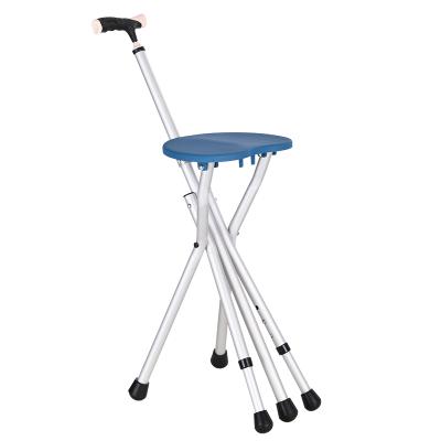 China (Height)Adjustable Folding Stools Walking Stick/Walking Cane With Chair Function Aids Seat Walking Sticks Walking Cane Seat for sale