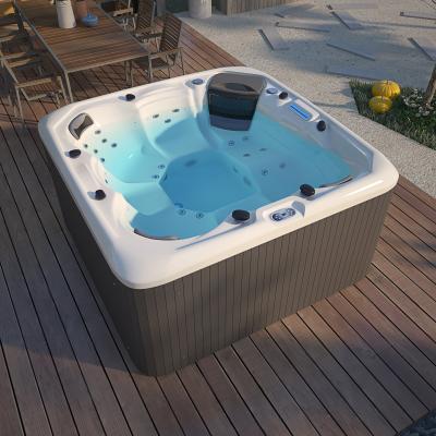 China New Design Modern Balboa System Professional 5 Person Spa Hot Tub Spa Outdoor Massage With Led Jets Spa Function for sale