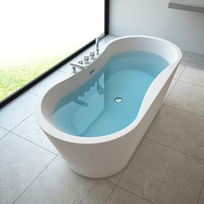 China Factory Wholesale Modern Cheap Price High Quality Oval Acrylic Freestanding Bathtub for sale