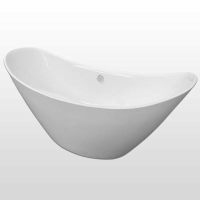 China White Acrylic Whirlpool Bathtub Modern Black Acrylic Freestanding Bathtub With Jetted Tub for sale