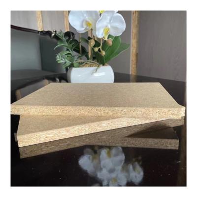 China QiXiong quality contemporary double sided melamine laminated 15mm 18mm 20mm 22mm particle board fabrication for wardrobe Te koop