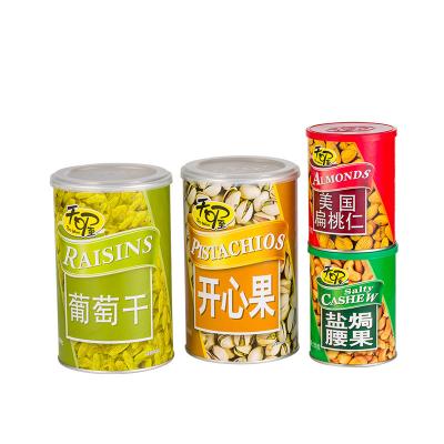 China Food Grade Recyclable Fast Shipping Paper Can Packaging Easy Pull Lid Aluminum Foil Tube for sale