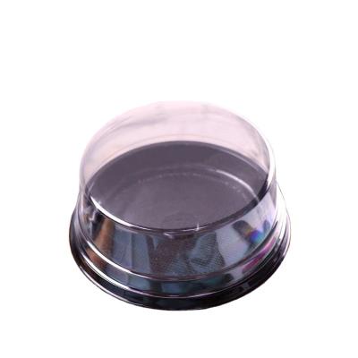 China Wholesale Recyclable Round Transparent PET Plastic Cake Packaging Donut Boxes For Party for sale