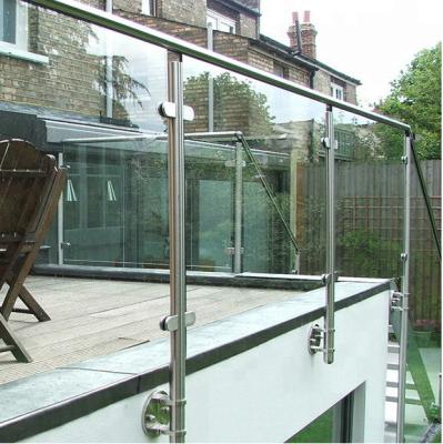 China Stainless Steel Price Tempered Glass Railing for sale