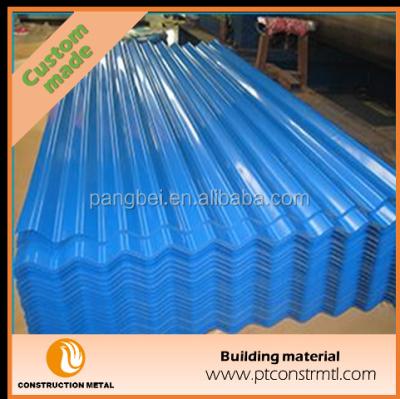 China Roof Roof Tile Building Sheet Colored Fast Building Materials Prepainted Embossed Galvanized Steel Sheet for sale