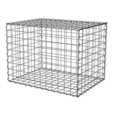 China Easily Assembled Landscape Galvanized Wire Metal Mesh Gabion Basket Box Stone Cage Welded Hard Retaining Wall Garden Fence for sale