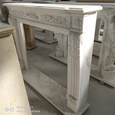 China Contemporary Classic Marble Fireplace Surround for sale