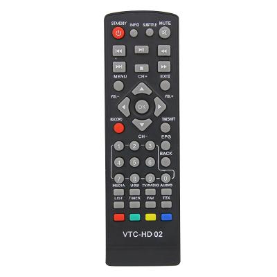 China Universal Wireless Remote Controller Single Service Thailand Replacement for DVB-T2 Smart TV STB HDTV Smart TV Set Top Box for sale