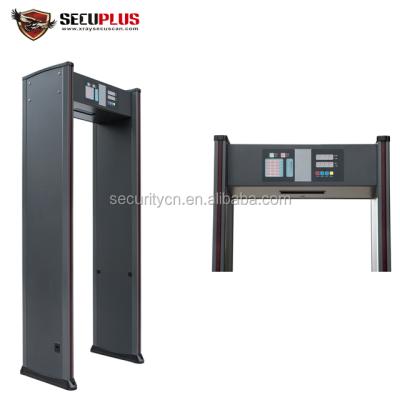 China 6 or 18zones Random Alarm Capacity Hot Sale High Sensitivity Walk Through Metal Detector for Security Check for sale