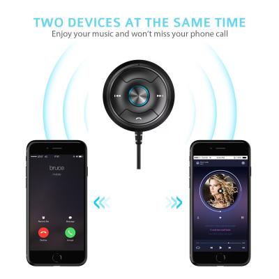 China Via-Link Bluetooth Car Kit Hands-Free Wireless Talking & Music Streaming Receiver with Dual Port USB Car Charger for sale