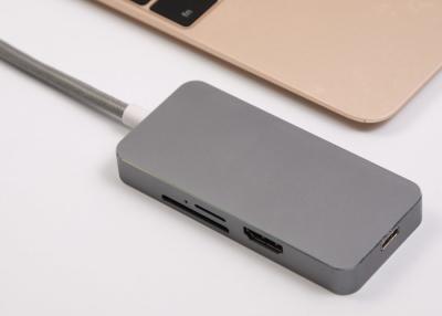 China USB 3.1 with Type C Charging Port  Output Card Reader 3 USB 3.0 Ports for MacBook Pro 2015/2016 Google Chromebook for sale