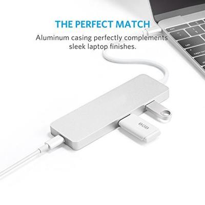 China Multi Function 6 in 1 USB 3.0 Mini Adapter Hub Type-C USB3.0 USB-C Adapter Type C Hub for sale