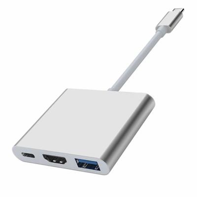 China USB C to  Digital Multiport Hub Adapter Type-C to  4K Adapter with USB 3.0 USB-C 3.1 for MacBook 12 for sale