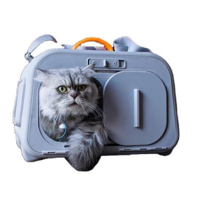 China China Manufacture Quality Stainless Steel Durable Cat Dog Universal Organizer Travel Carrier Bag Outdoor Space For Pet Cat Bag for sale