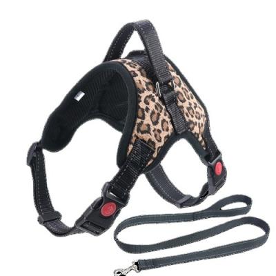 China Personalized Custom Pet Harness Set Impacts Adjustable Soft Breathable Explosion Proof Washable Saddle Thoughtful Designer Pet Pet Harness for sale