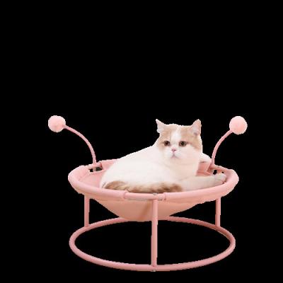 China Hot Selling Mechanical Cute Design Pet Hammock Small Size Anti-slipped Removable Steel Frame Pet Hammock Bed for sale