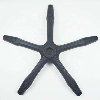 China Easy Installation Good Price Enterprise 350mm Black Nylon Star Stable For Office for sale