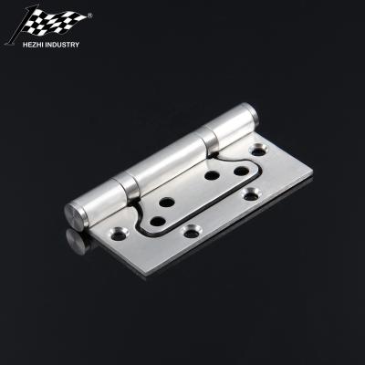 China 4 Inch Modern Flush Hinge 4x3x2.8 High Quality Satin Color Off Door Hinge Set for sale