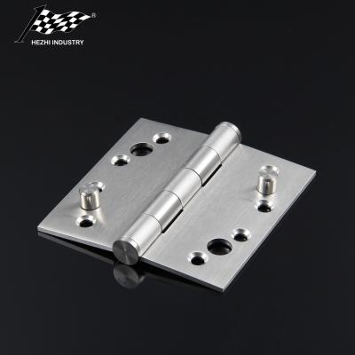 China Modern 4x4x3 Square Two Studs Design Anti Theft Security Door Hinge Stainless Steel for sale