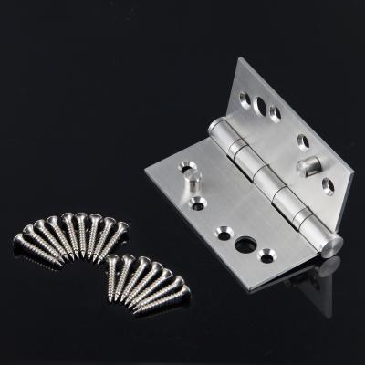 China Modern Market Popular 4 Inch Ball Bearing Stainless Steel Security Flat Door Hinges for sale