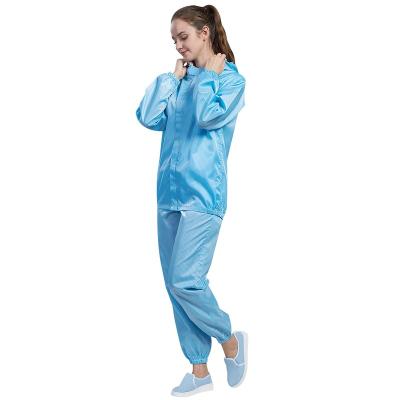 China Hot Sale H-1107 2020 Chinese Factory Anti-Static Cleanroom Clothes Global Esd Shirt ESD Working Clothes for sale