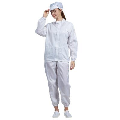 China Antistatic dustproof work clothing antistatic esd eparated work clothing for sale