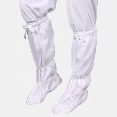 China OEM new style antistatic protective coverall slip on cleanroom shoes for sale