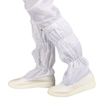 China ESD Cleanroom Anti-Static White Booties for sale