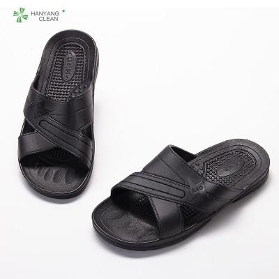 China China Factory Antistatic Product Black SPU Antistatic Slipper For Workshop for sale