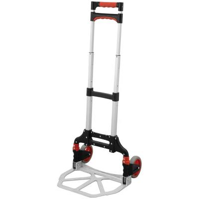 China Multifunction RA-60A all aluminium shopping trolley luggage cart 60kgs load capacity outdoor hotel foldable luggage cart hand truck for sale