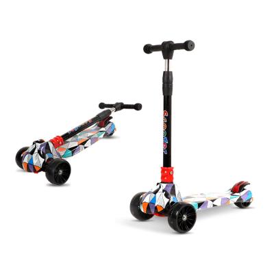 China Kid Durable Using Low Price Foldable Electric Kick Wheel Off Road Scooter for sale