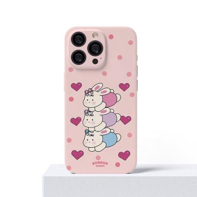 China Cute Shockproof New Design Mobile Phone Cover For iPhone 14 13 12 Pro Max Plus Original Cartoon Bunny Rabbit Phone Case for sale