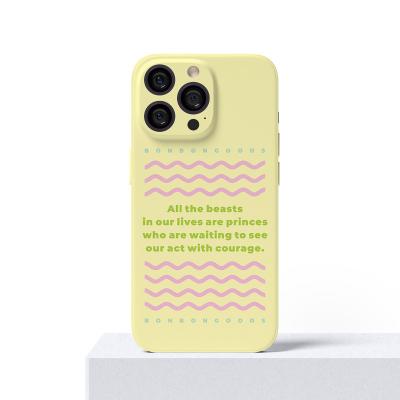 China NEW Design Shockproof Cell Phone Case For iPhone 14 13 Pro Max Yellow Green Sublimation OEM ODM Custom Phone Cases 12 11 for sale