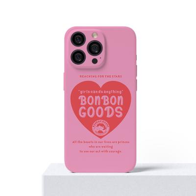 China Shockproof Pink Designer Mobile Phone Case For iPhone 14 13 12 11 Custom Max Hearts and Cats Pro OEM ODM Cell Phone Cases for sale