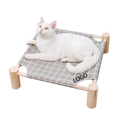 China Fast Delivery Breathable LOW MOQ Cat Hammock Bed Detachable Cat Hammock Breathable Wooden Cat Hammock for sale