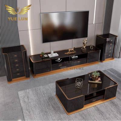 China Modern Eco-friendly Metal Furniture Living Room TV Table TV Unit And Coffee Table Luxury TV Stands For Sale for sale