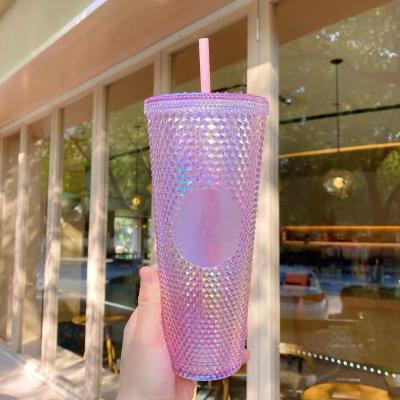 China Sustainable Double Wall Tumbler Cup Color Changing Mug Insulated Travel Plastic Bulk Water Custom Design Empty Sublimation Coffee Mugs for sale