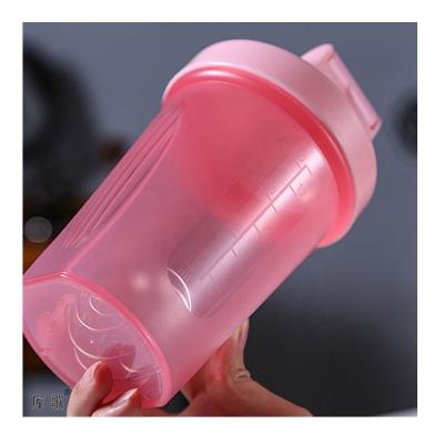 China China Suppliers 400ml Fitness Shaker Custom Logo Sports Gym Protein Shake Cup Viable Plastic Bottle With Mixer Ball for sale