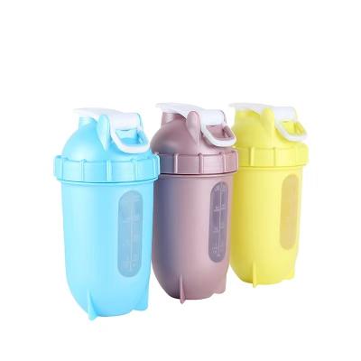 China 500ml Viable Protien Shaker Shaker Plastic Bottle Custom Logo Shaker Gym for sale