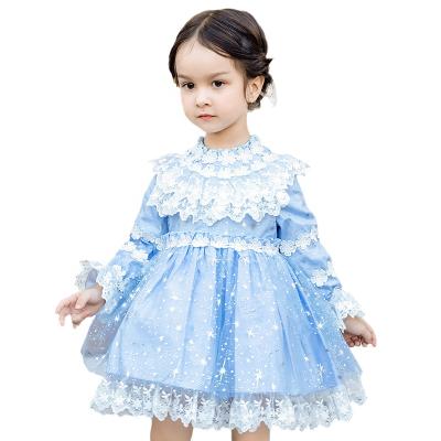 China OEM Design Kids Dress Breathable Princess Lace Up Casual Kids Baby Girls Bridesmaids Spring Dress for sale