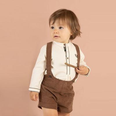 China Breathable Children's Spring&Fall Clothing Boys Striped Overalls Corduroy Pants for sale