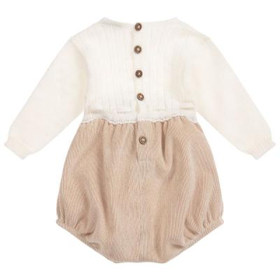 China Polyester Baby Boy Sweater Baby One-piece Wool Long Sleeve Romper/Cotton Kids Autumn Clothing for sale